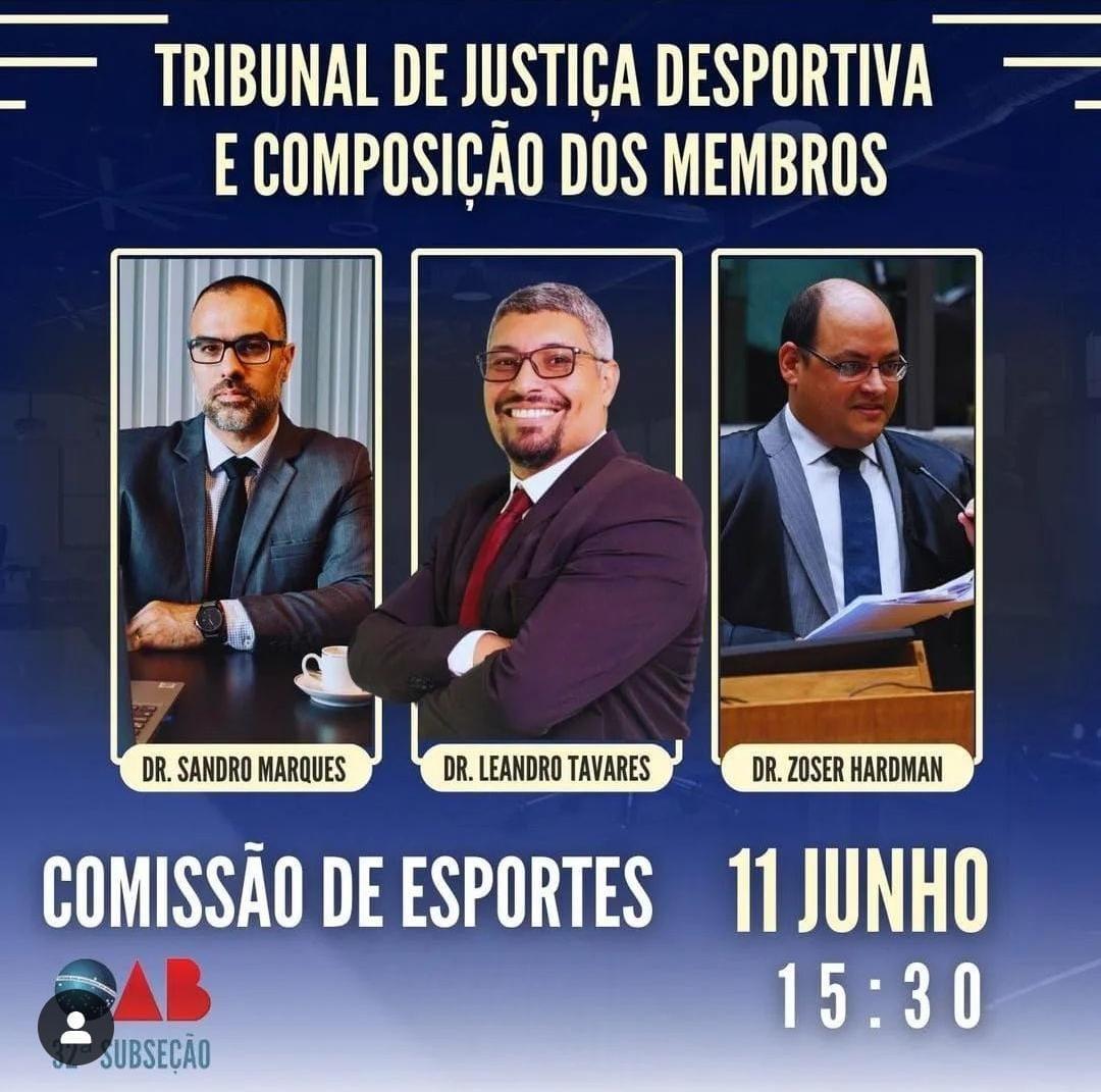 11/06 - Tribunal de Justiça Desportiva e Composição dos Membros.