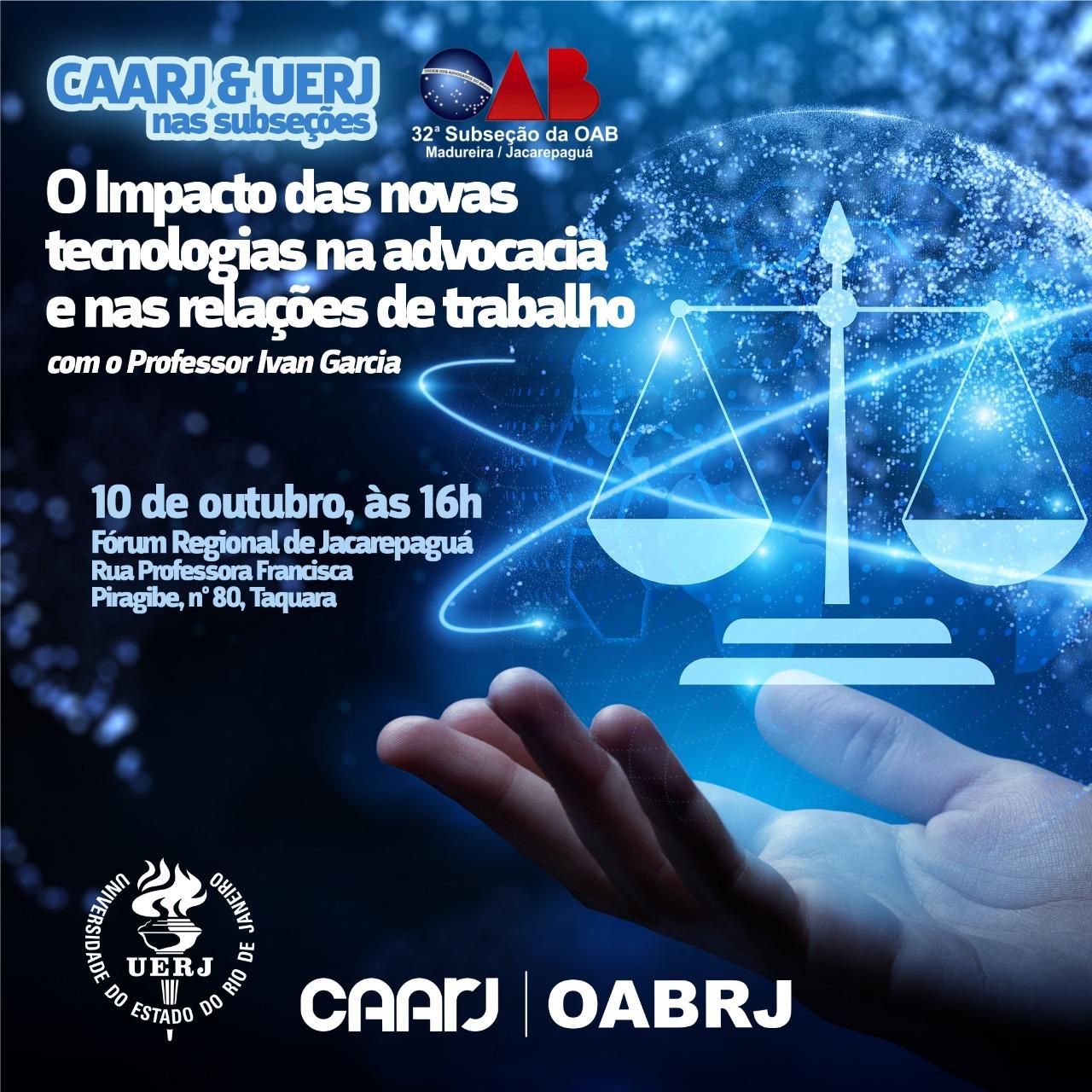 O impacto das novas tecnologias na advocacia e nas relações de trabalho.