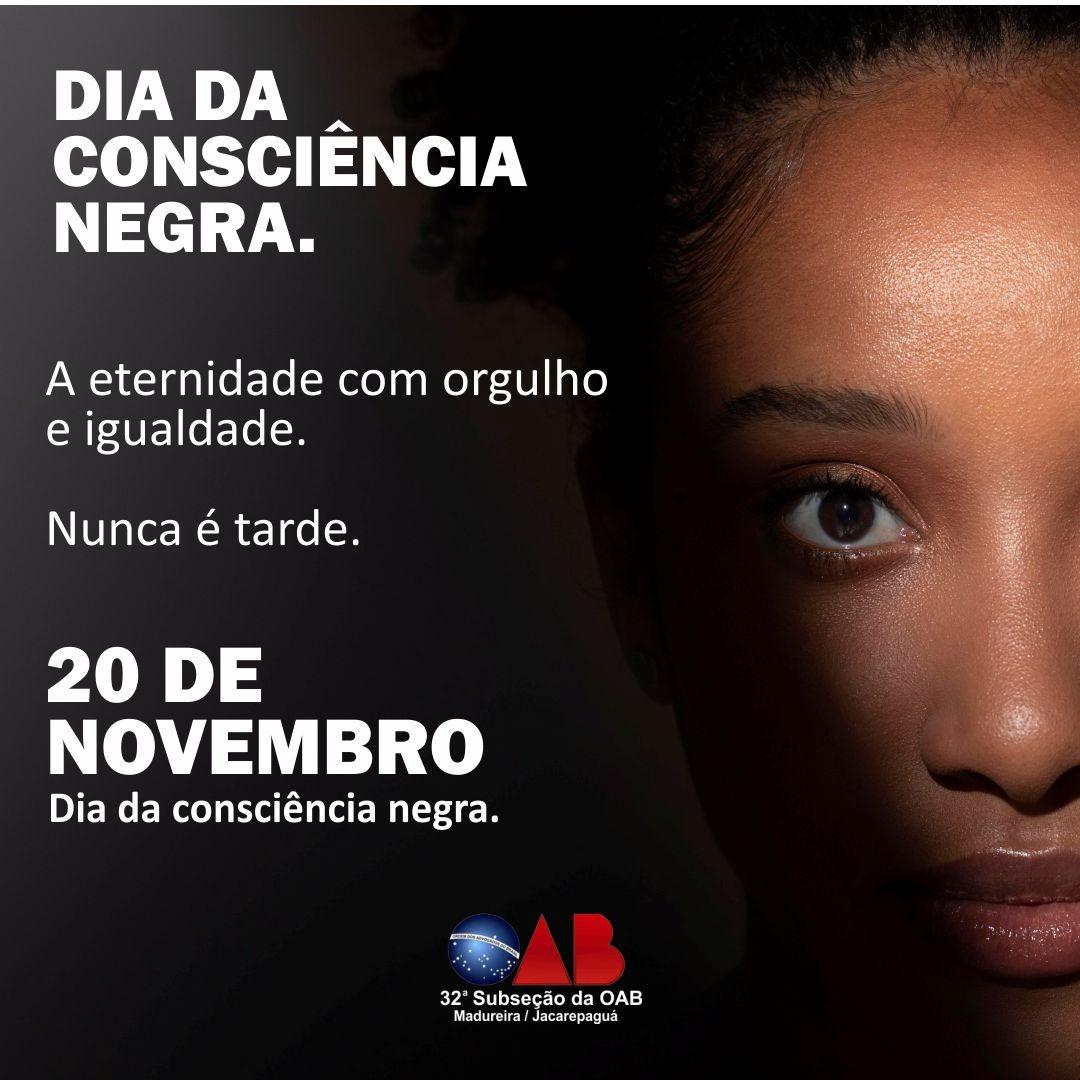 Dia 20/11 dia da Consciência Negra