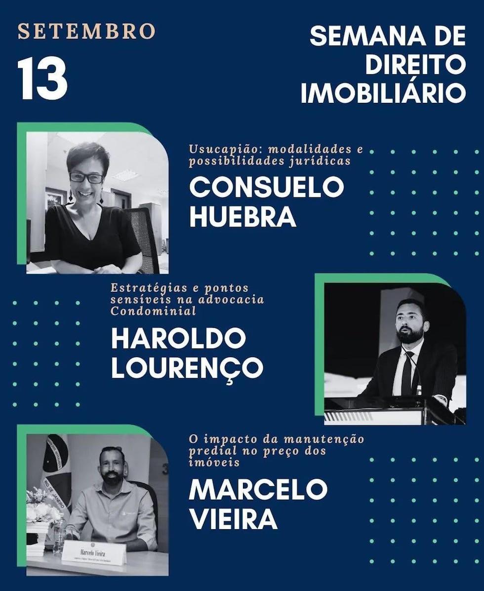 Semana de Direito Imobiliário - 3ª Edição -  13/09