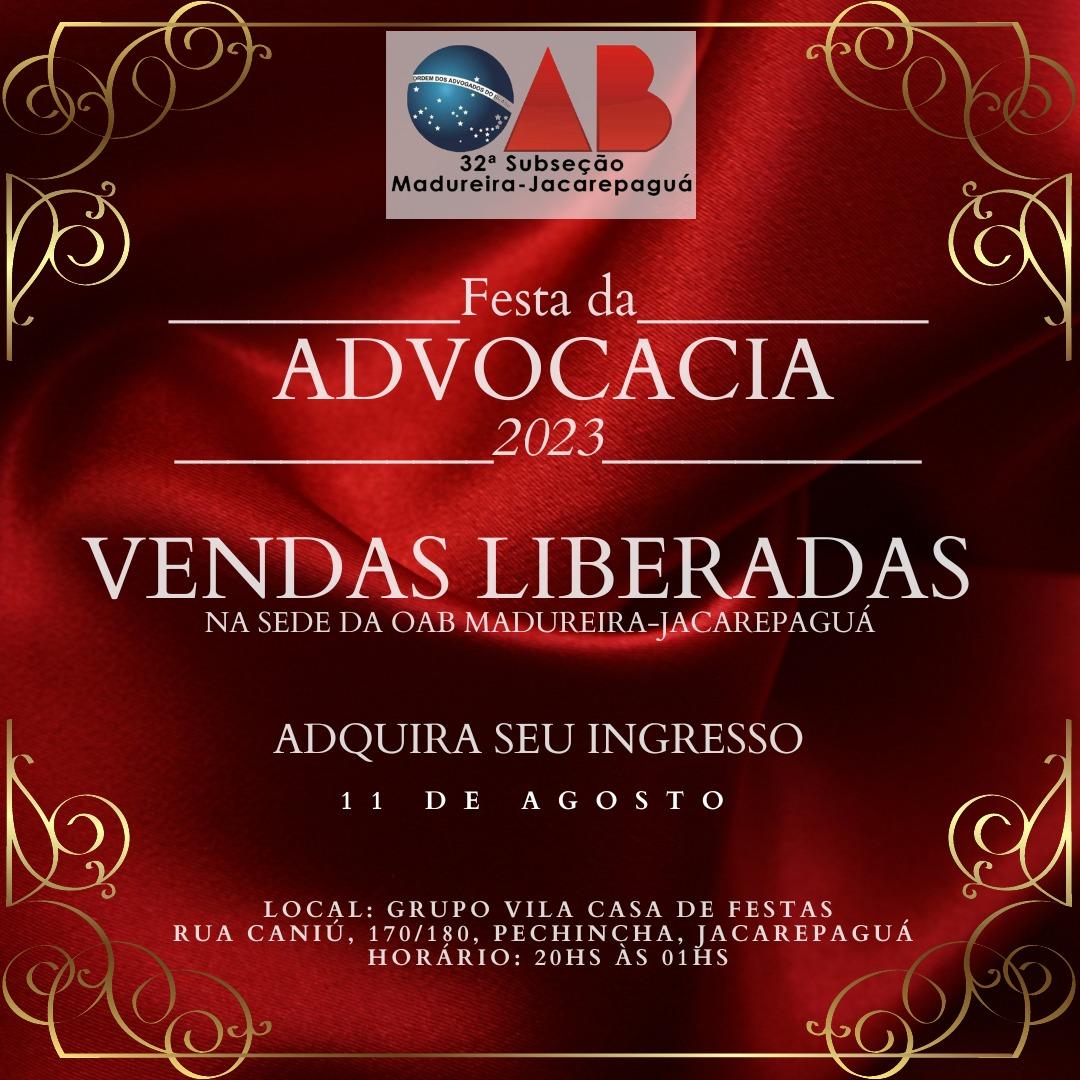  Festa da Advocacia - 11/08/2023 