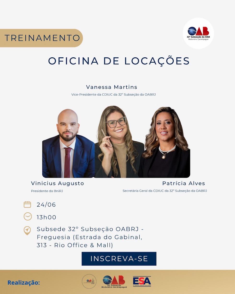 24/06 - Treinamento: Oficina de Locações