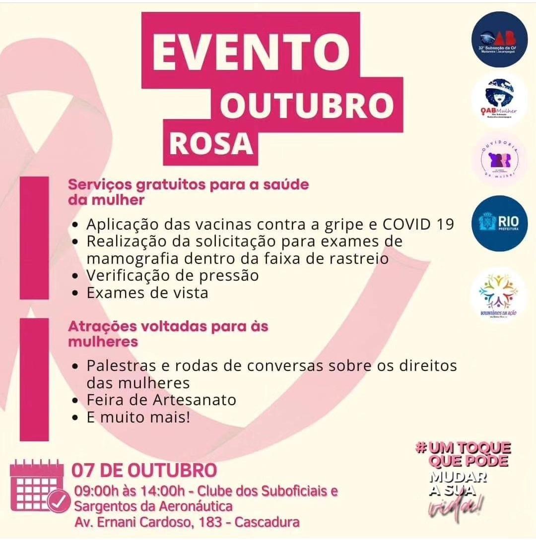 07/10 - Evento Outubro Rosa