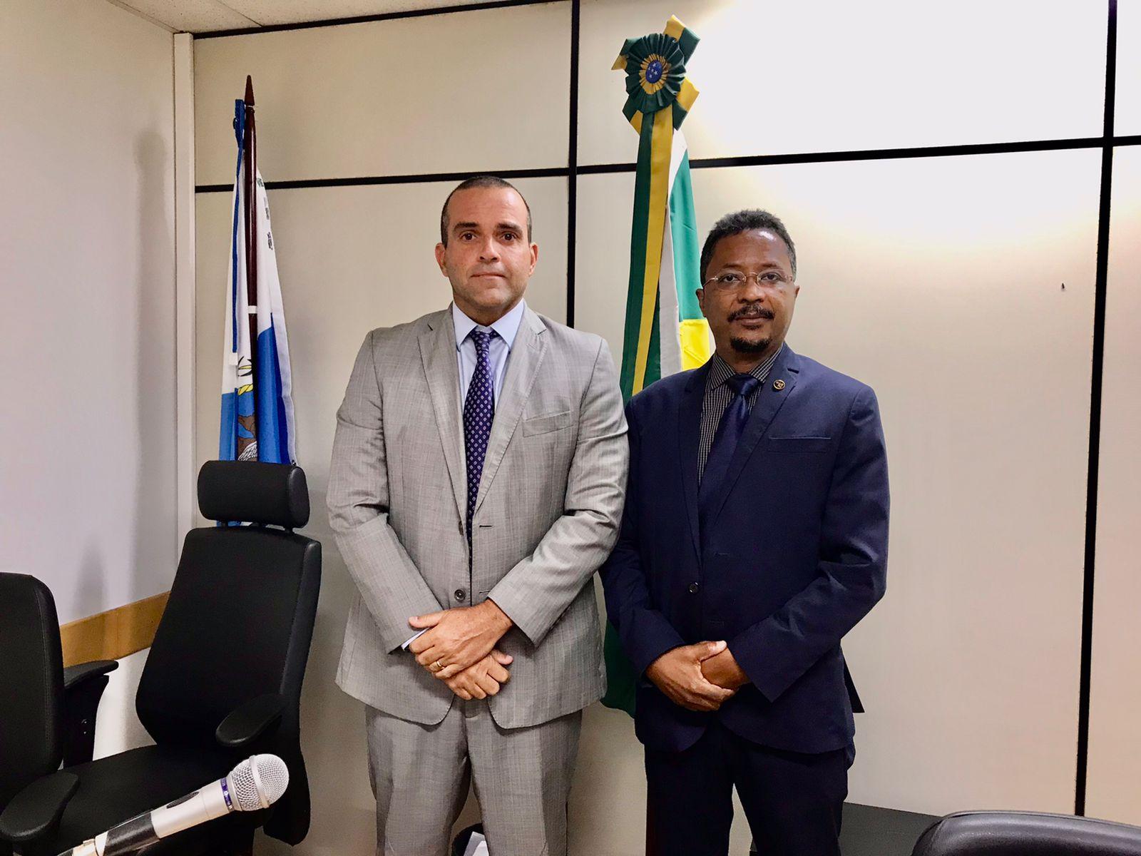 Diretor do Fórum de Jacarepaguá recebe novo Presidente da 32ª Subseção