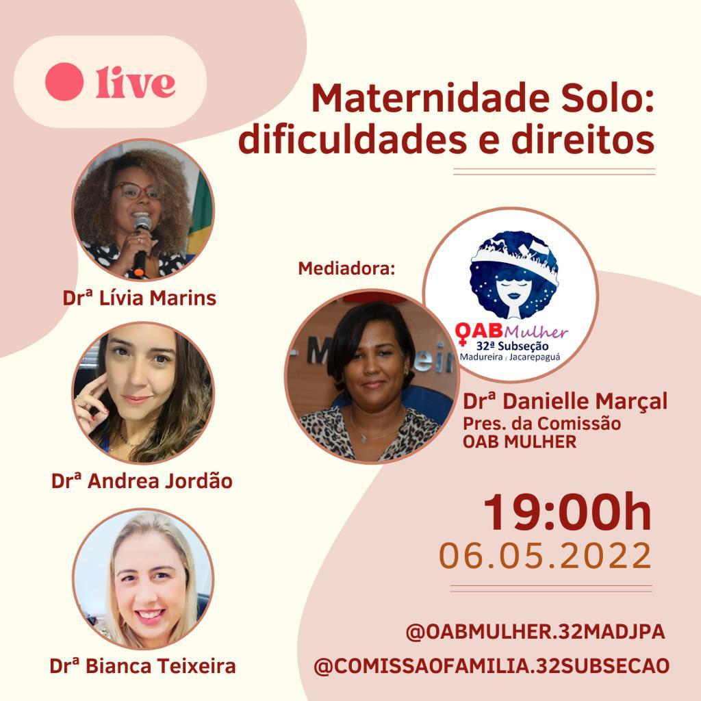 Palestra - Maternidade Solo: Dificuldades e Direitos